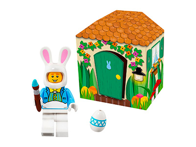 Set LEGO® Exclusif Le clapier du lapin de Pâques